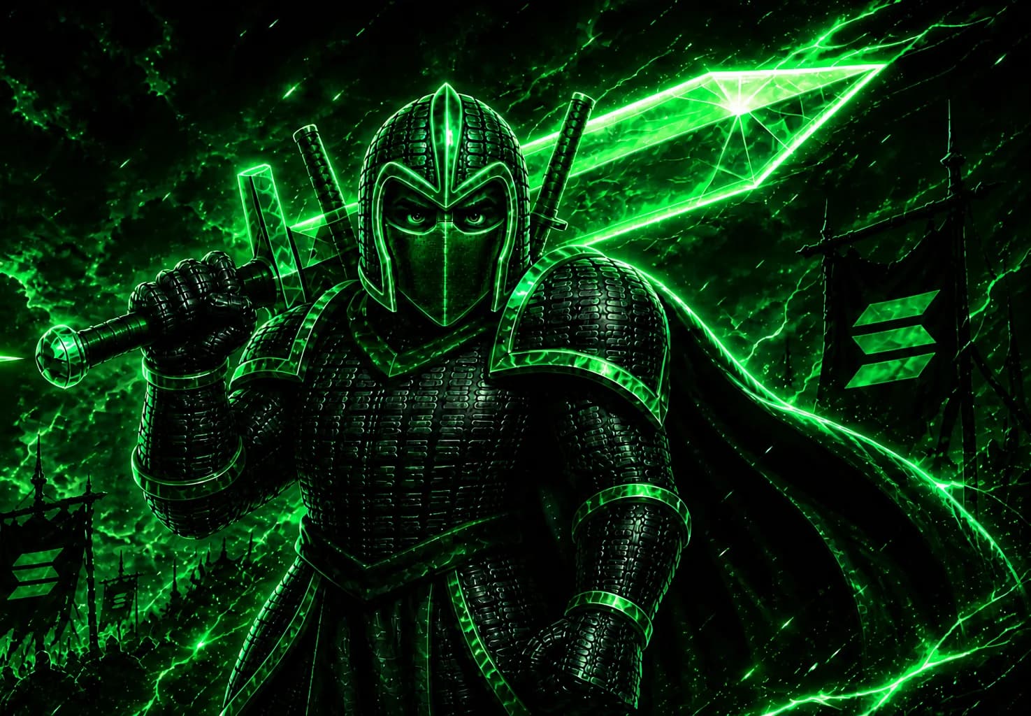 Degen Warrior masked samurai character